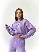 Костюм жіночий стильний сувшот вільної кроя зі спущеними рукавами і вільні штани різні кольори Dch3928, фото 3