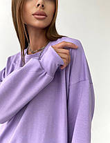 Костюм жіночий стильний сувшот вільної кроя зі спущеними рукавами і вільні штани різні кольори Dch3928, фото 2