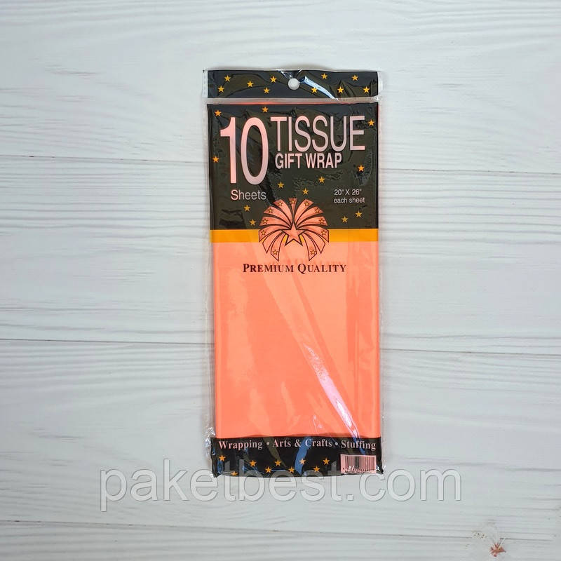 Папір Тішью 50х65см (10 листів), фото 1