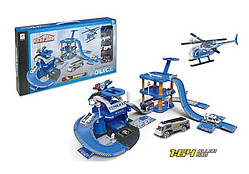 Гараж 4 машинки металопластик  660 А-95, в коробці