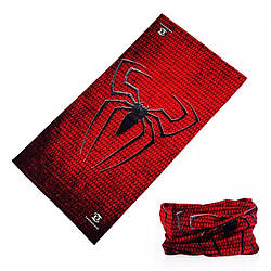 Мото бафф Spider Man Logo Red. Якісна бафф на обличчя