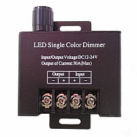 LED диммер 12-24В 30А с ручкой-регулятором