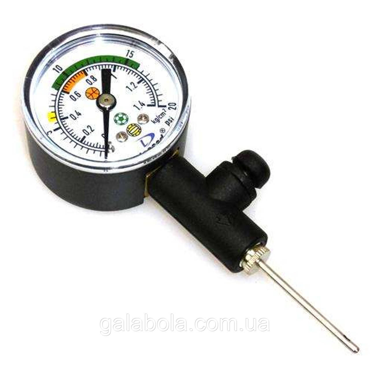 Манометр механічний для м'ячів Legend Sport HS002, фото 1