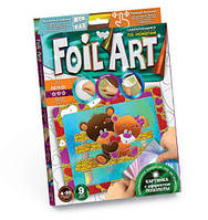 Аппликация цветной фольгой Danko Toys Foil Art Мишки FAR-01-08