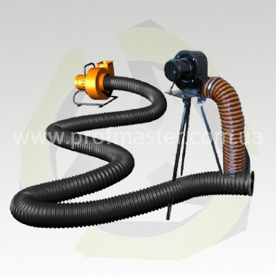Вентилятор ВСП-500 переносний вентилятор для продувки колодязів місцевої вентиляції