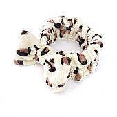 Пов'язка на голову Бантик леопардова