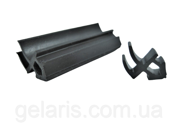 Ущільнювач для металопластікових вікон REHAU притвор чорний