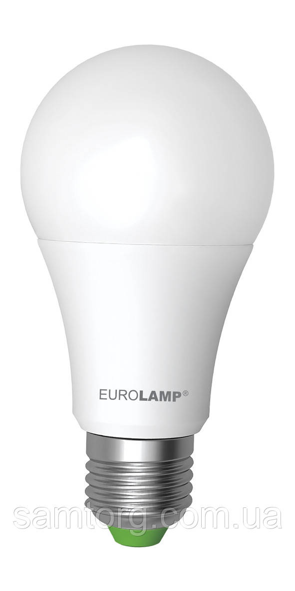 LED Лампа EUROLAMP ЕКО серія "D" А65 15W E27 4000K, фото 1