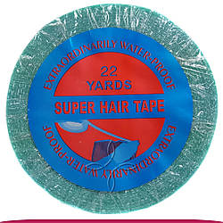 Стрічка для нарощування Волос Двостороння Синя Super Hair Tape Waterproof 20 м