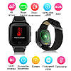 Smart годинник дитячий з GPS відстеженням Nectronix LT-25(Чорні), з підтримкою 4G, термометром, камерою, сенсорним екраном, фото 2