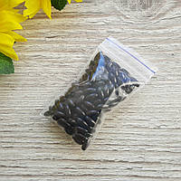 Перли штучний Рис. Колір чорний. 4 на 8 мм. 10 гр - 140 шт