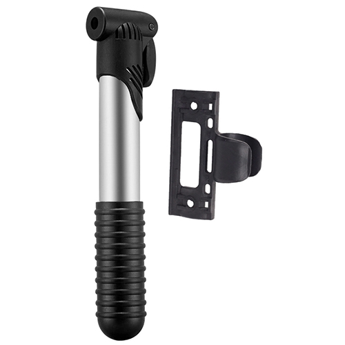 Велосипедний насос 2121, ручний із насадками, фото 1