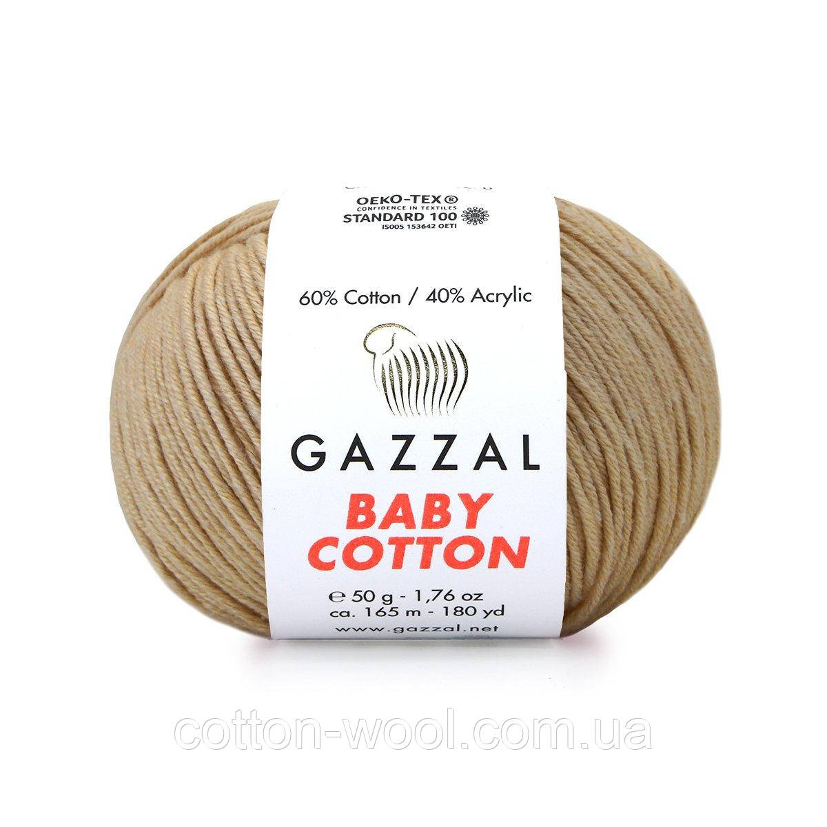 Gazzal Baby Cotton (бебі котон) 3424 беж