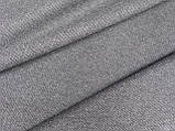 Тканина трикотажна, плотна. зерно , сірий колір. жакетно пальтова, фото 3