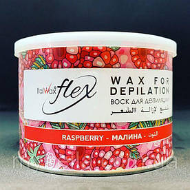 Теплий віск в банці Малина Ital Wax FLEX, 400 мл 5886