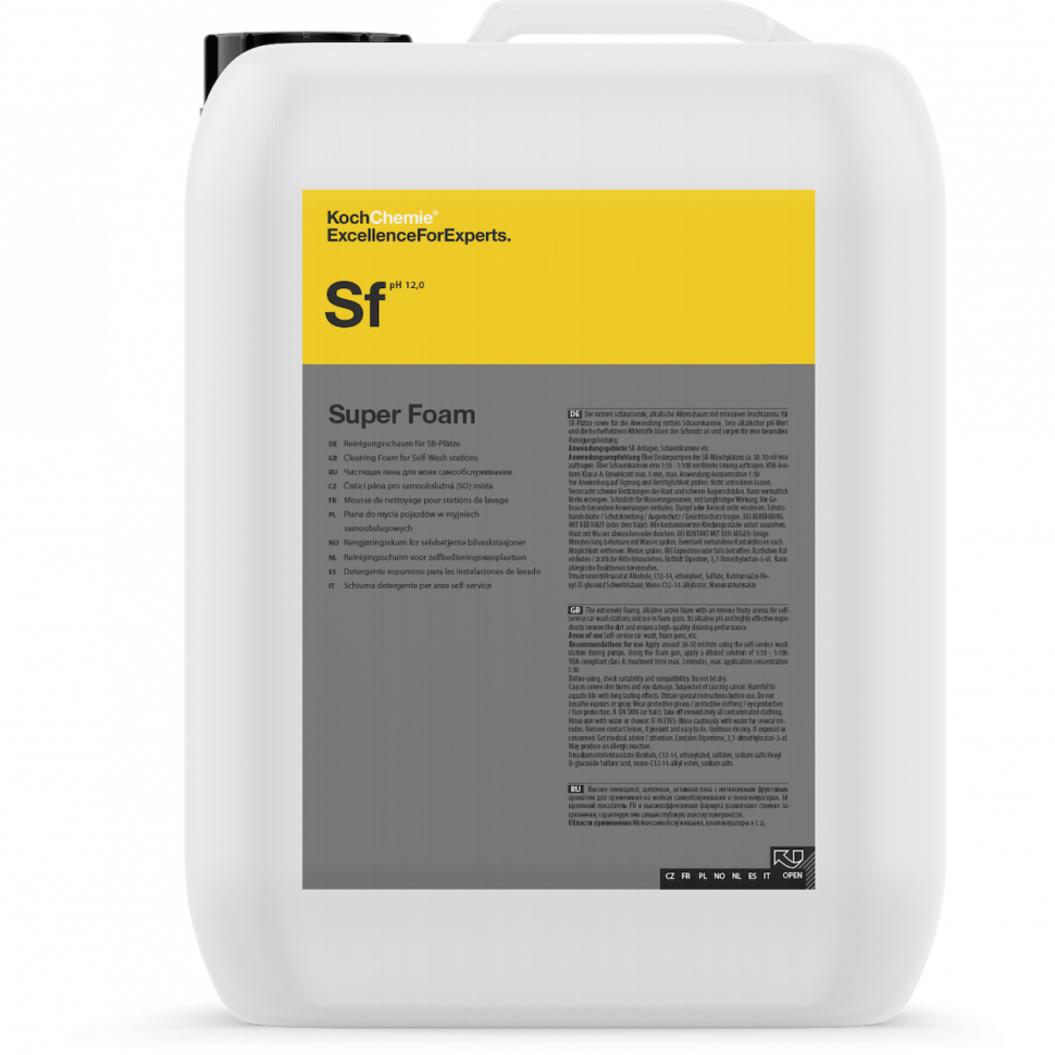 Koch Chemie Super Foam — очисна піна для мийок самообслуговування, ручної мийки 11 кг, фото 1