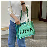 Жіноча сумка прозора сумка-тоут в новому стилі модна сумка через плече Тільки ОПТ, фото 3