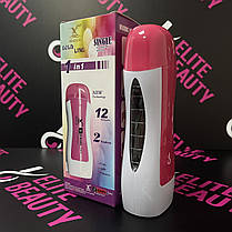 Касетний воскоплав для депіляції 1 касета без бази , рожевий, фото 3