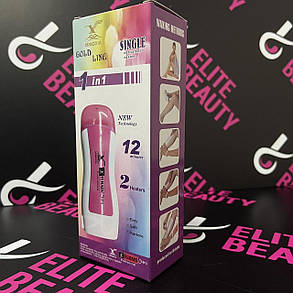 Рожевий касетний воскоплав для депіляції 40 Вт, фото 1