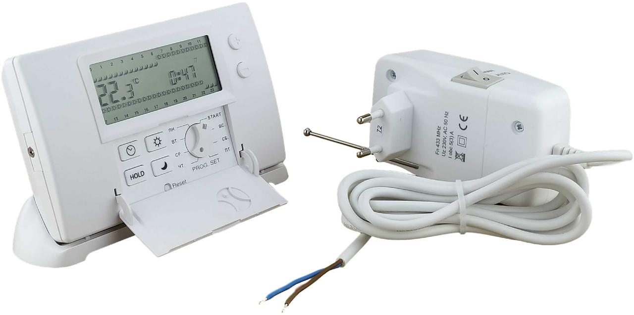 Програматор температури Euroster 2006 TXRX, безпровідний, тижневий, фото 1