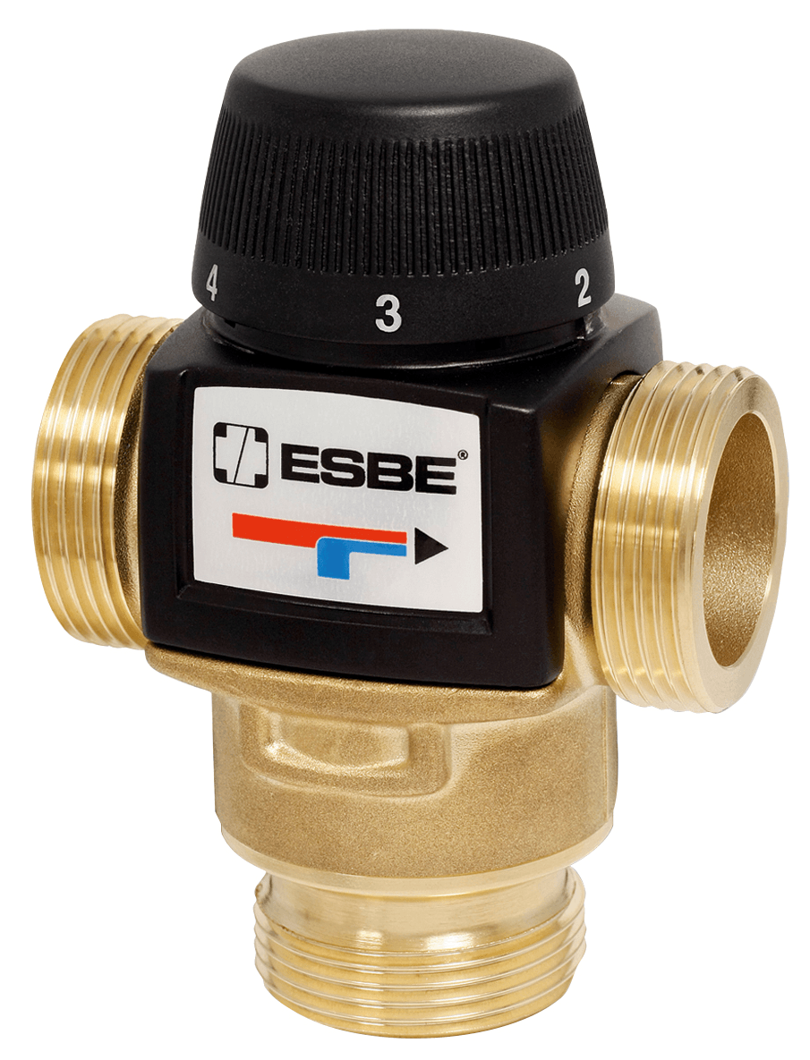 Триходовий змішувальний клапан Esbe VTA 572 30-70°C DN25 Ø1¼"