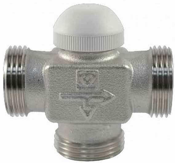 Триходовий розподільний клапан HERZ Calis-TS DN20 Ø1", фото 1