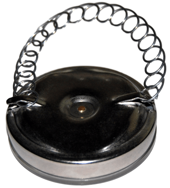 Термометр біметалічний натрубний Cewal BRC 63 VI (Ø63 0/120°С) з пружинкою, фото 1