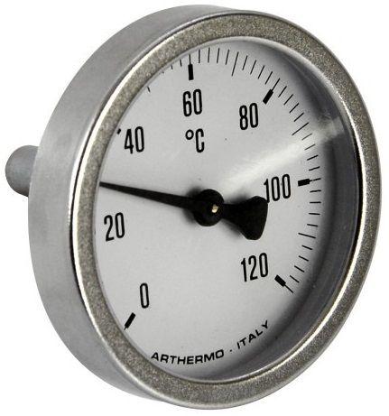 Термометр біметалічний аксіальний Arthermo ART/B 65 (D-63 мм 0-120°С)