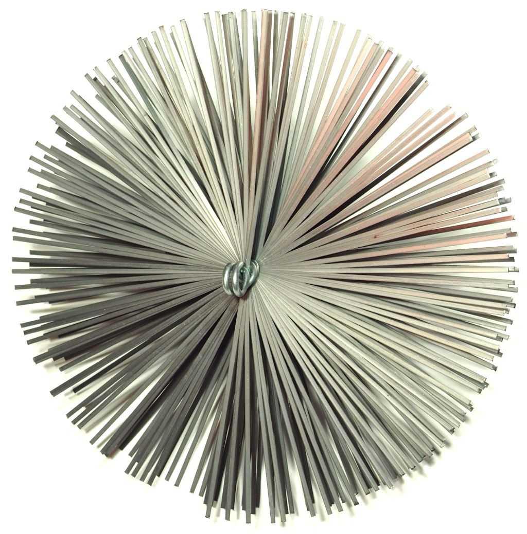 Щітка металева, ПЛАСКА щетина Ø 200 мм