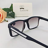+1.5 Готовые очки для зрения в пластиковой оправе с тонированной линзой, фото 4