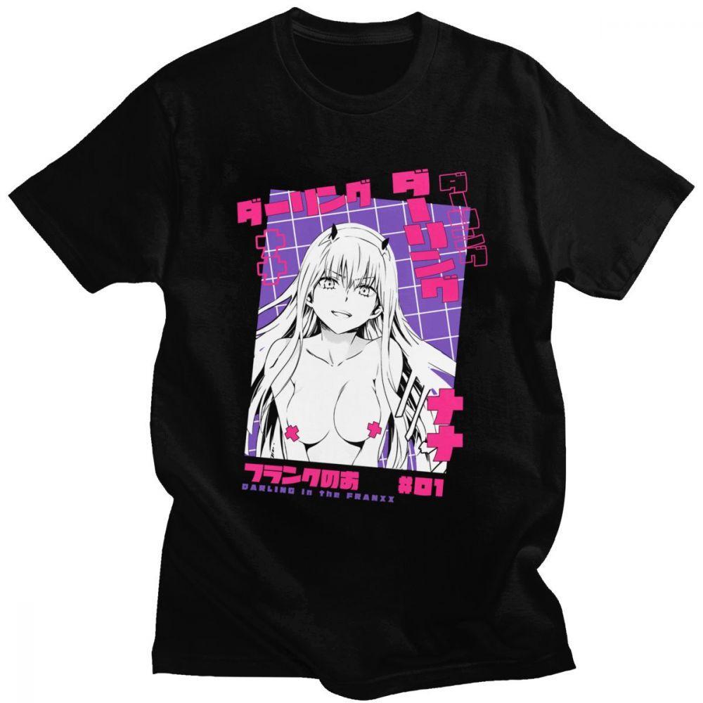 Футболка чорна LOYS Аніме. Anime vol. 53 Darling