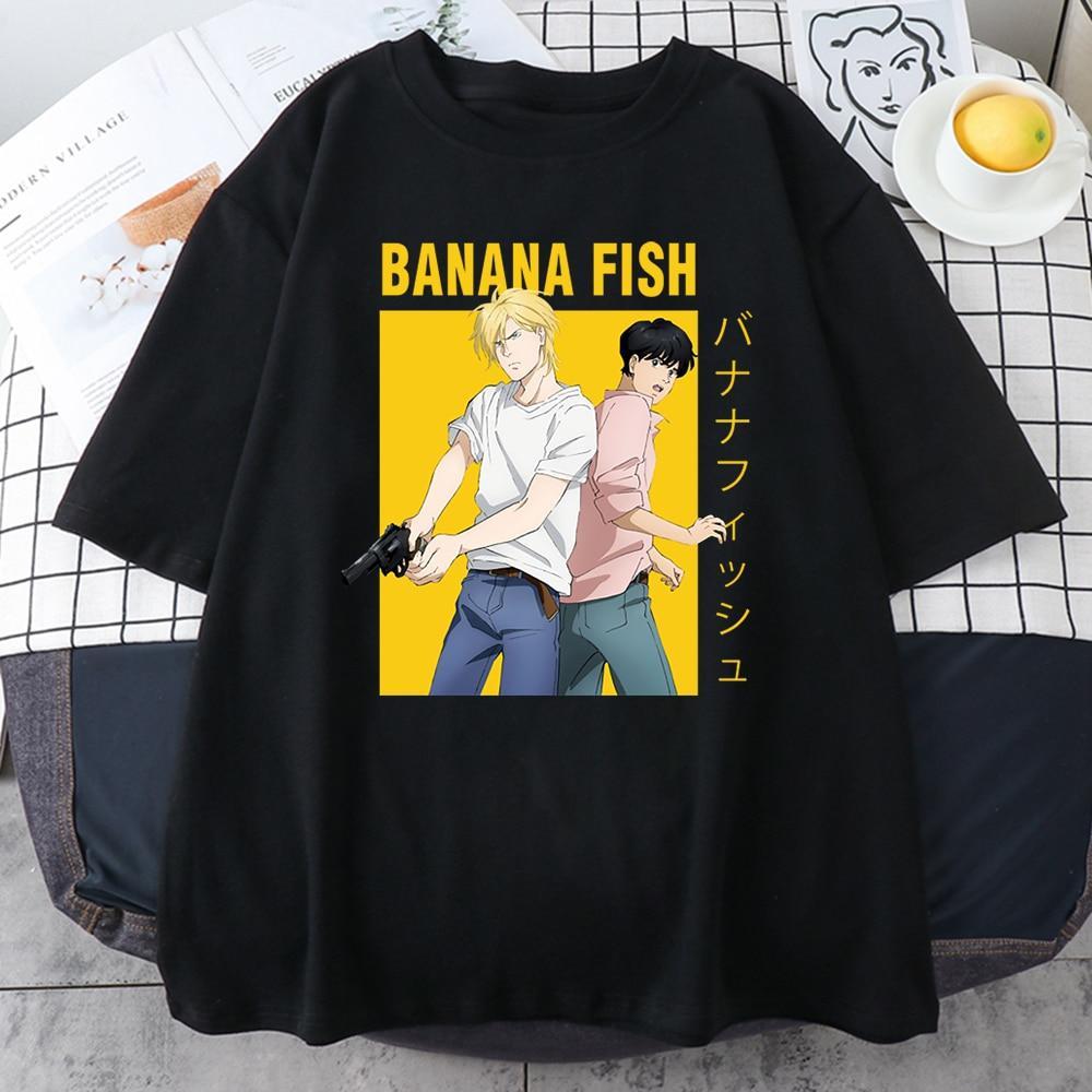 Футболка чорна LOYS Аніме. Anime vol. 56 Banana Fish XS