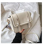 Жіночі сумки нова модна проста сумка-месенджер популярна квадратна сумка на одне плече ОПТ, фото 2