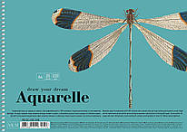 Альбом для акварелі А4 20 аркушів спіраль 220 г/м2 Muse Школярик, 219111