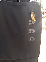 Спідниці жіночі, дабл креп (48-60р, довжина 70 см) купити гуртом від складу 7 км Одеса