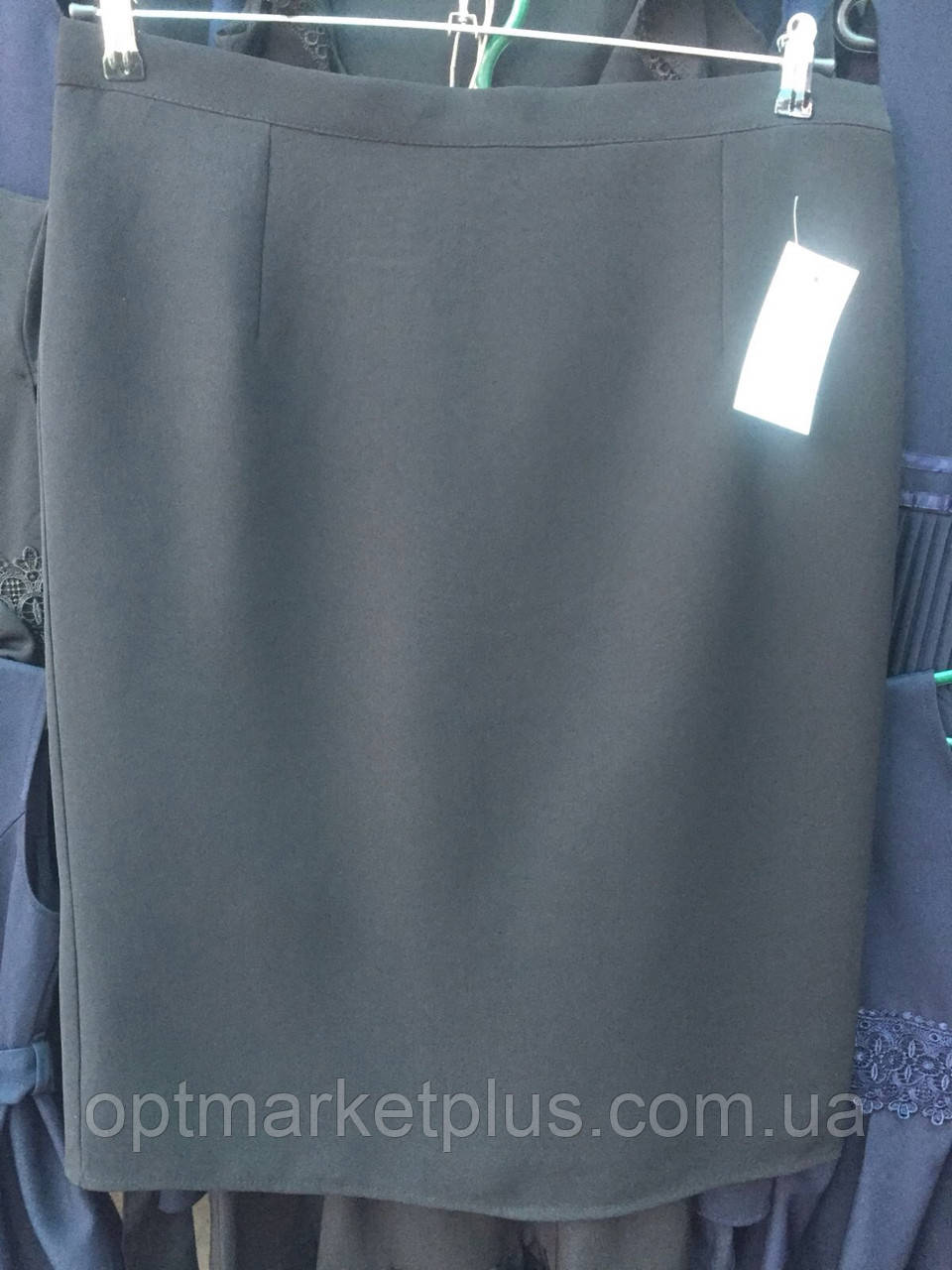 Спідниці жіночі, дабл креп (48-60р, довжина 70 см) купити гуртом від складу 7 км Одеса, фото 1
