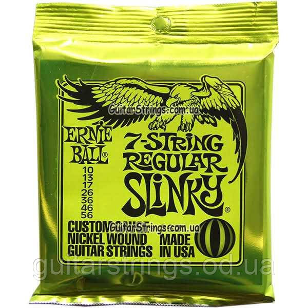 Струни Ernie Ball 2621 7-String Regular Slinky 10-56