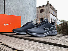 Чоловічі кросівки Nike Zoom Guide 10 Grey сірі водонепроникні, фото 3