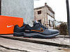 Чоловічі кросівки Nike Zoom Shield 15 Grey Orange сірі з жовтогарячим водонепроникні, фото 2