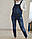 Комбінезон для вагітних джинсовий, чудова якість, фото 4