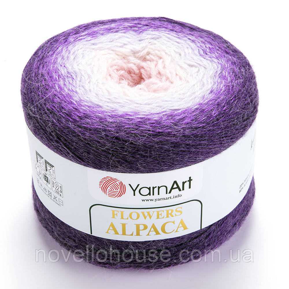 YarnArt FLOWERS ALPACA (Фловерс Альпака) № 427 (Пряжа альпака, нитки для в'язання)