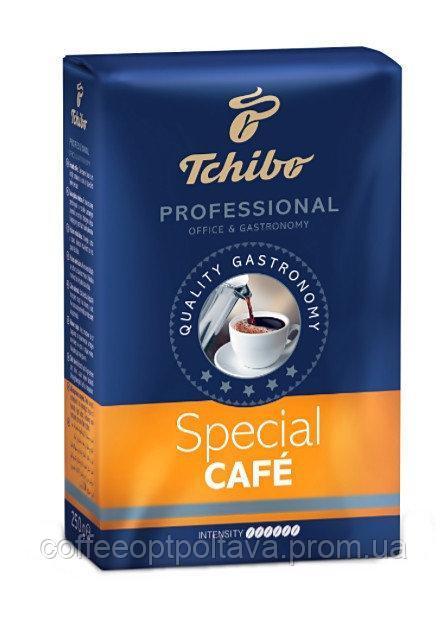 Кава мелена темного обсмажування та середнього помелу Tchibo Special Cafe, 250г, Польща, суміш робусти та арабіки