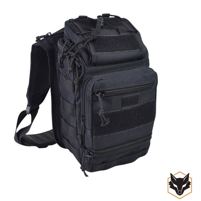 Сумка тактична через плече аналог EDC Sling Large чорна