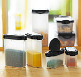 Контейнери для спецій (270 мл), 2 шт в чорному кольорі, фото 3