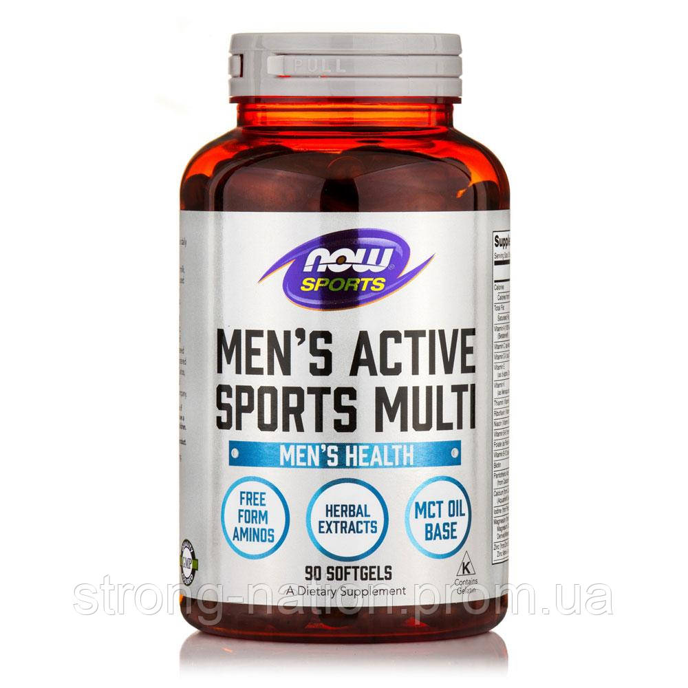 Men's SPORTS ACTIVE MULTI | 90 softgels | NOW