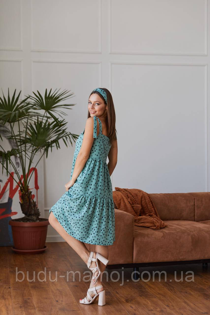 Шовкове літнє плаття для вагітних і годувальниць + подарунок, фото 1