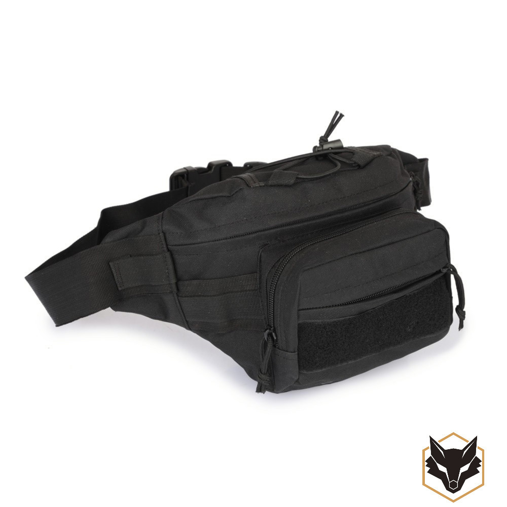 Сумка тактична поясна Molle S в чорному кольорі