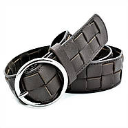 Шкіряний жіночий ремінь Weatro Коричневий koz-zh40-kit-056, фото 2