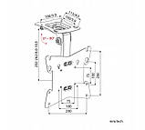 Кронштейн стельовий AR-21skos для телевізорів 17"-42", фото 5