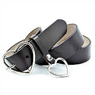 Шкіряний жіночий ремінь Weatro Коричневий koz-zh35-kit-049, фото 2